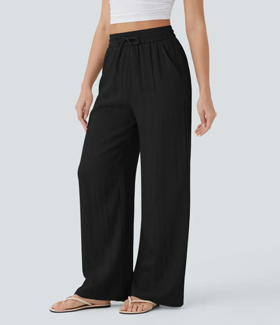 Aria - Elegante linnen broek
