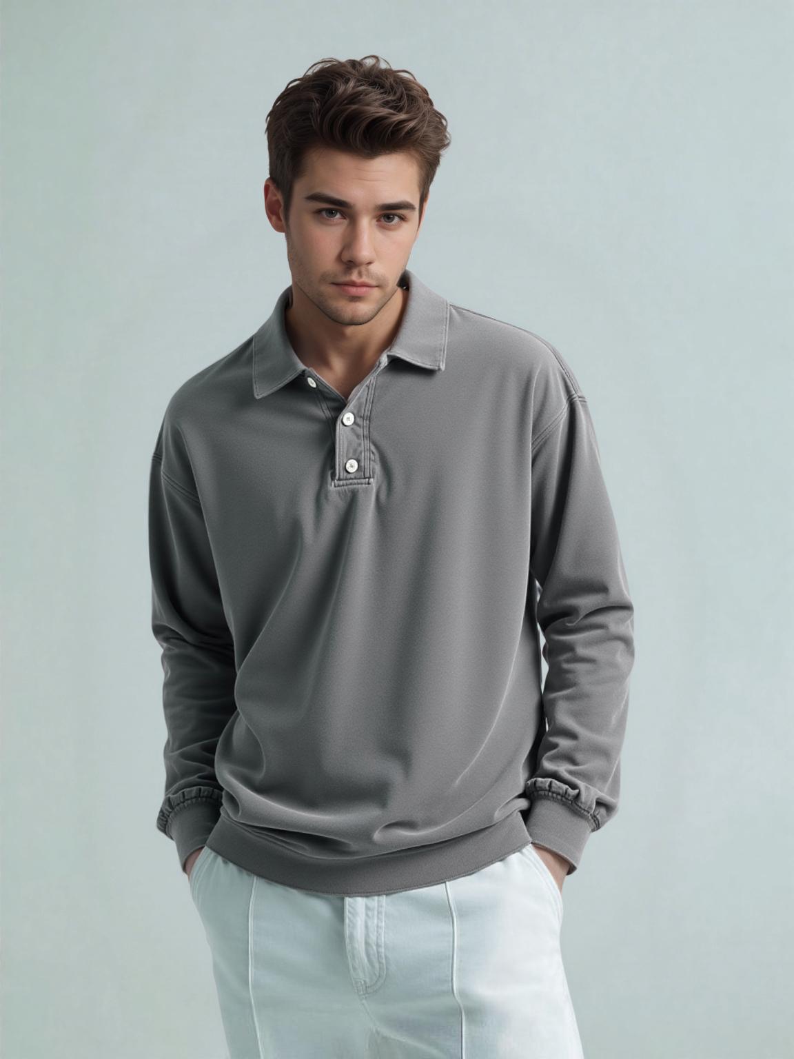 Elijah™ | Vintage Lange Mouwen Shirt