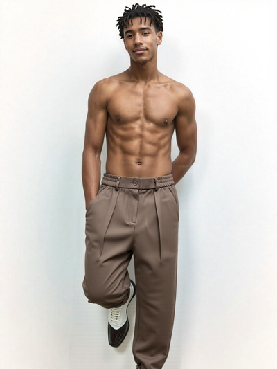 Kurt - Elegante Melange Broek