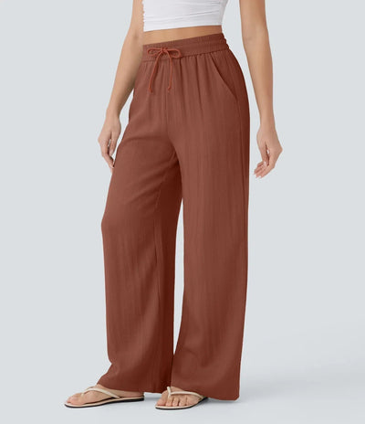 Aria - Elegante linnen broek
