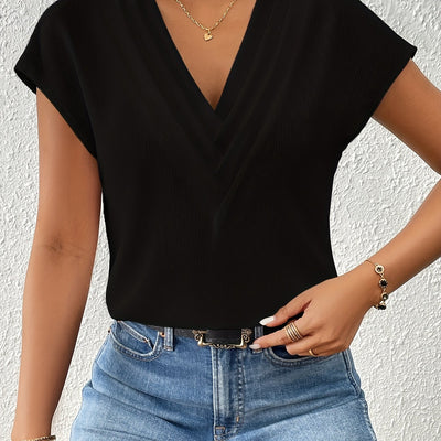 Sara - Dames Elegante V-Hals Blouse