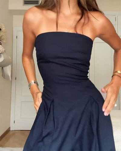 Elsa™ | Elegante strapless jumpsuit