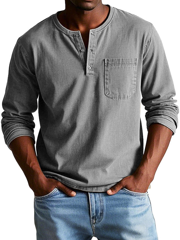 Daniel™ | Vintage Lange Mouwen Shirt