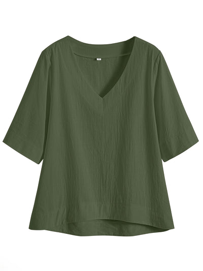 YARA | COMFORTABELE LOSSE BLOUSE MET BUIKBEDDEKKING