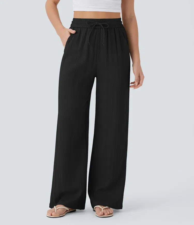 Aria - Elegante linnen broek
