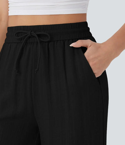 Aria - Elegante linnen broek
