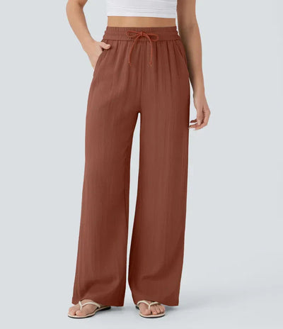 Aria - Elegante linnen broek