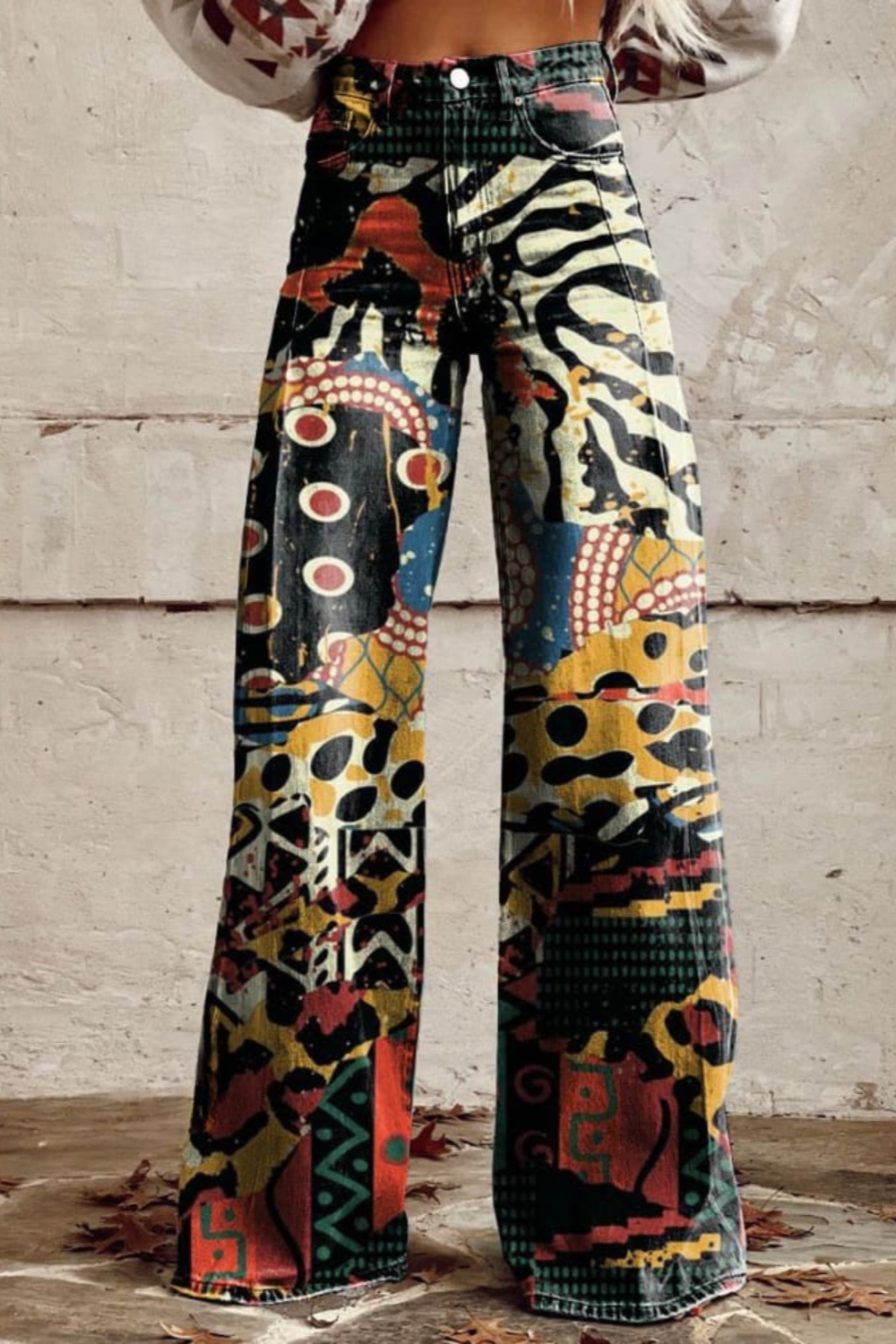 Arden Paris | Elegante Boho Vintage Wijde Broek