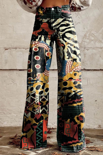 Arden Paris | Elegante Boho Vintage Wijde Broek