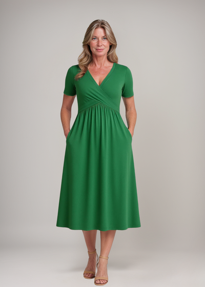 Corazon™ | Midi-jurk met V-hals