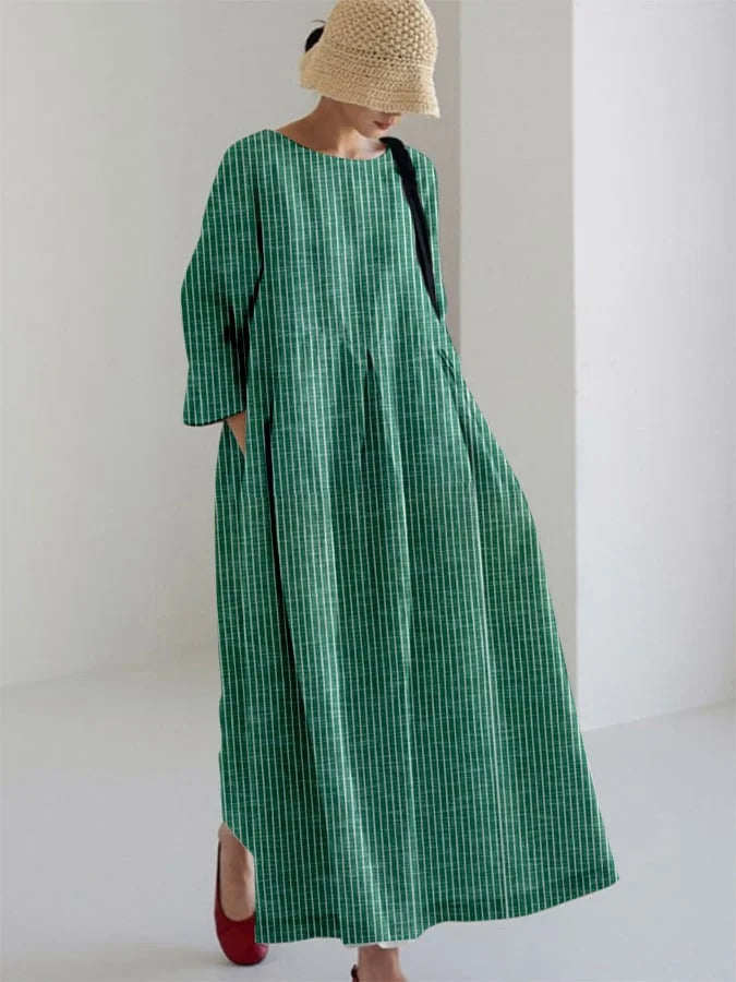 OLIVIA - RETRO STREPEN LOS KLEID