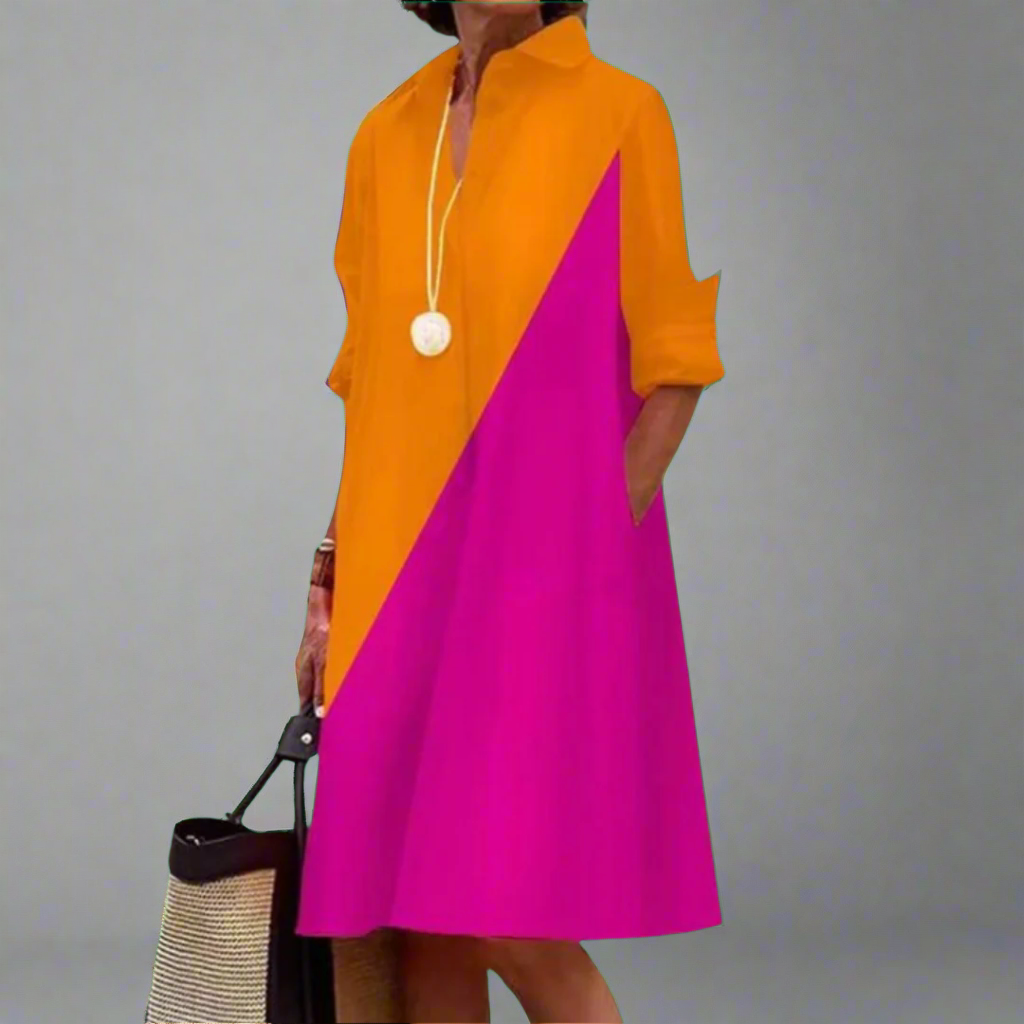Helene | Premium midi-jurk voor tijdloze lichtheid