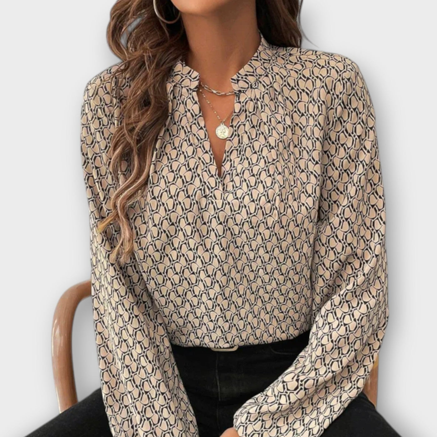 Larissa™ Patroon Blouse