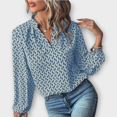 Larissa™ Patroon Blouse