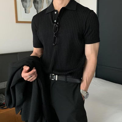 Kim - Koreaanse Gestreepte Polo