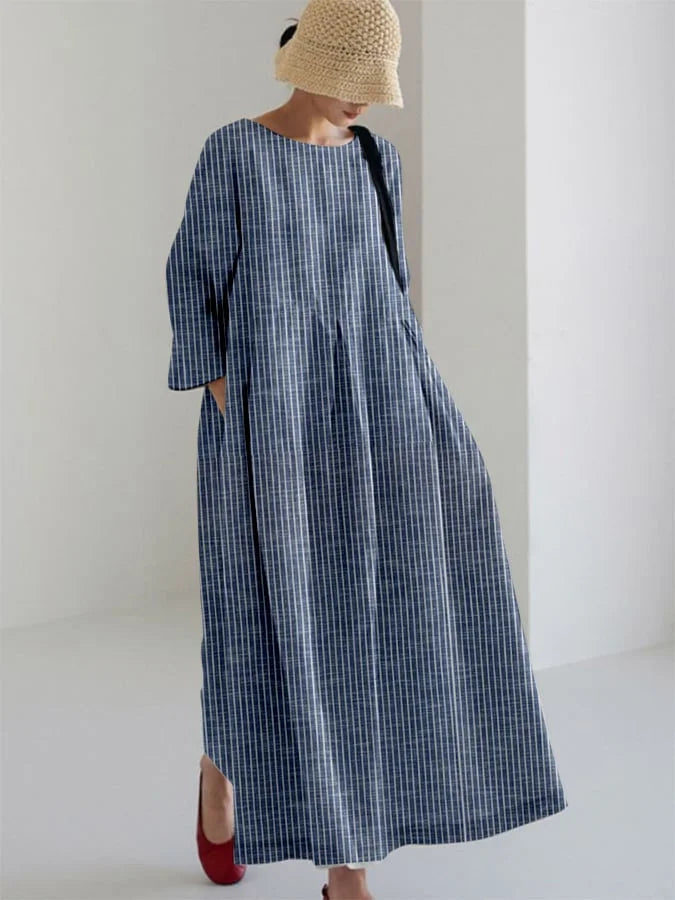OLIVIA - RETRO STREPEN LOS KLEID