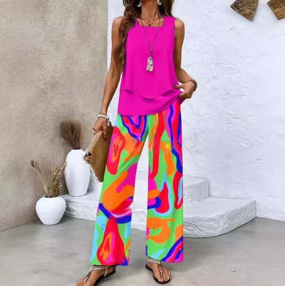 Isabella - Set van twee delen met top en bijpassende broek