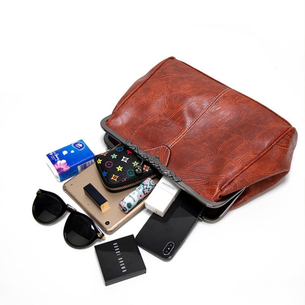 Mila | Vintage-Handtas met Klepsluiting