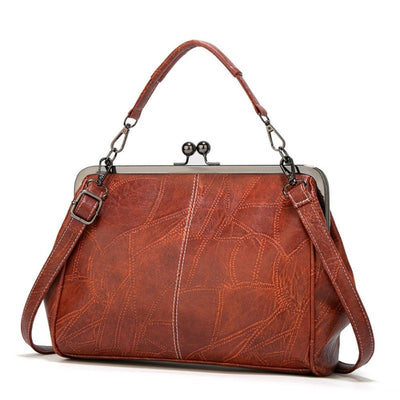 Mila | Vintage-Handtas met Klepsluiting