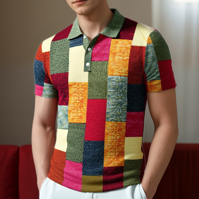 Raffaele™ MULTIKLEUR POLO IN MODERNE STIJL