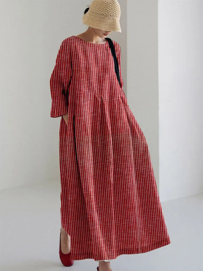 OLIVIA - RETRO STREPEN LOS KLEID