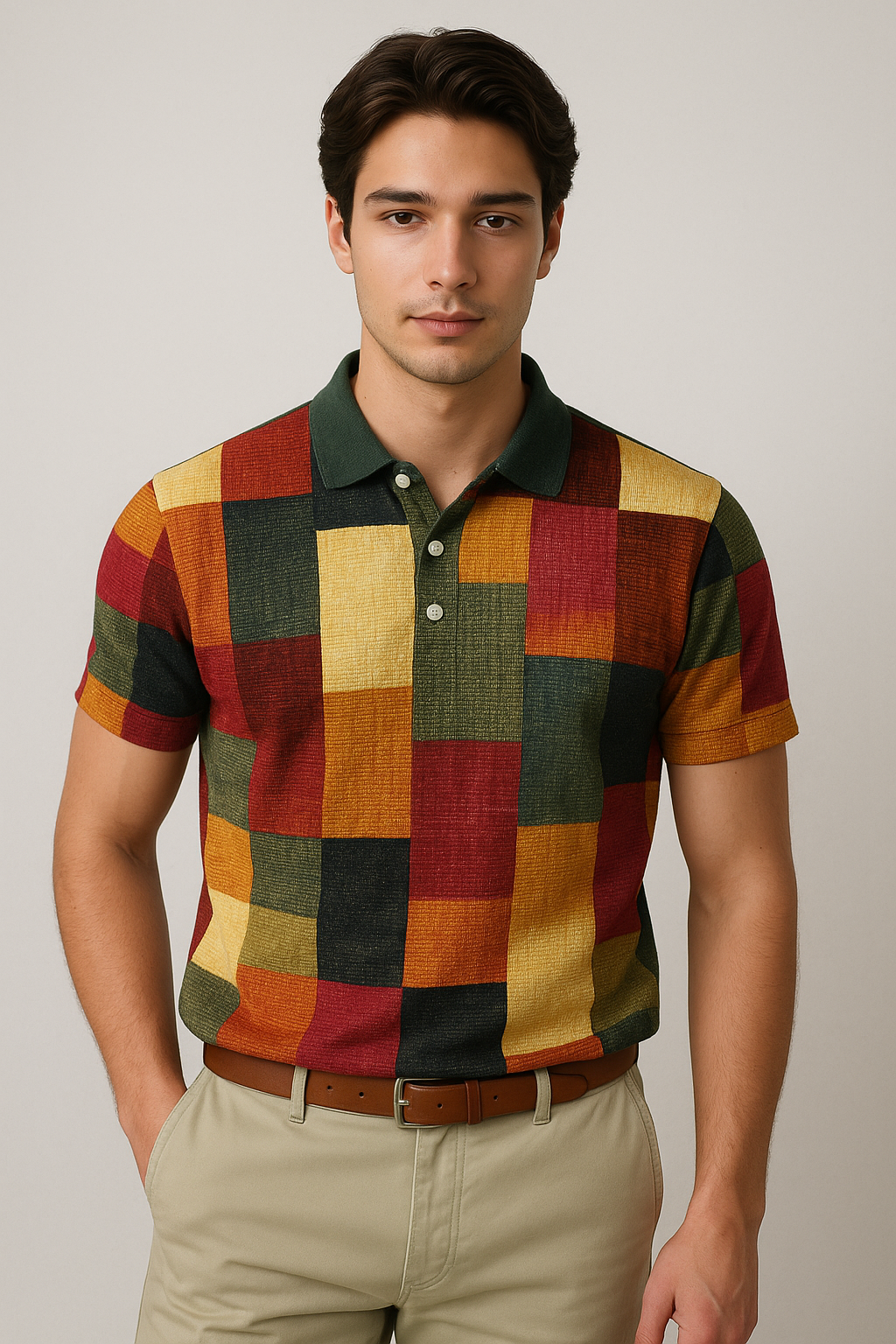 Raffaele™ MULTIKLEUR POLO IN MODERNE STIJL