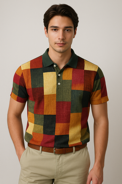 Raffaele™ MULTIKLEUR POLO IN MODERNE STIJL