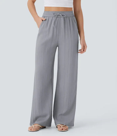 Aria - Elegante linnen broek