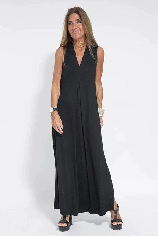 Béatrice - Elegante lange jurk + bijpassende cardigan KADO