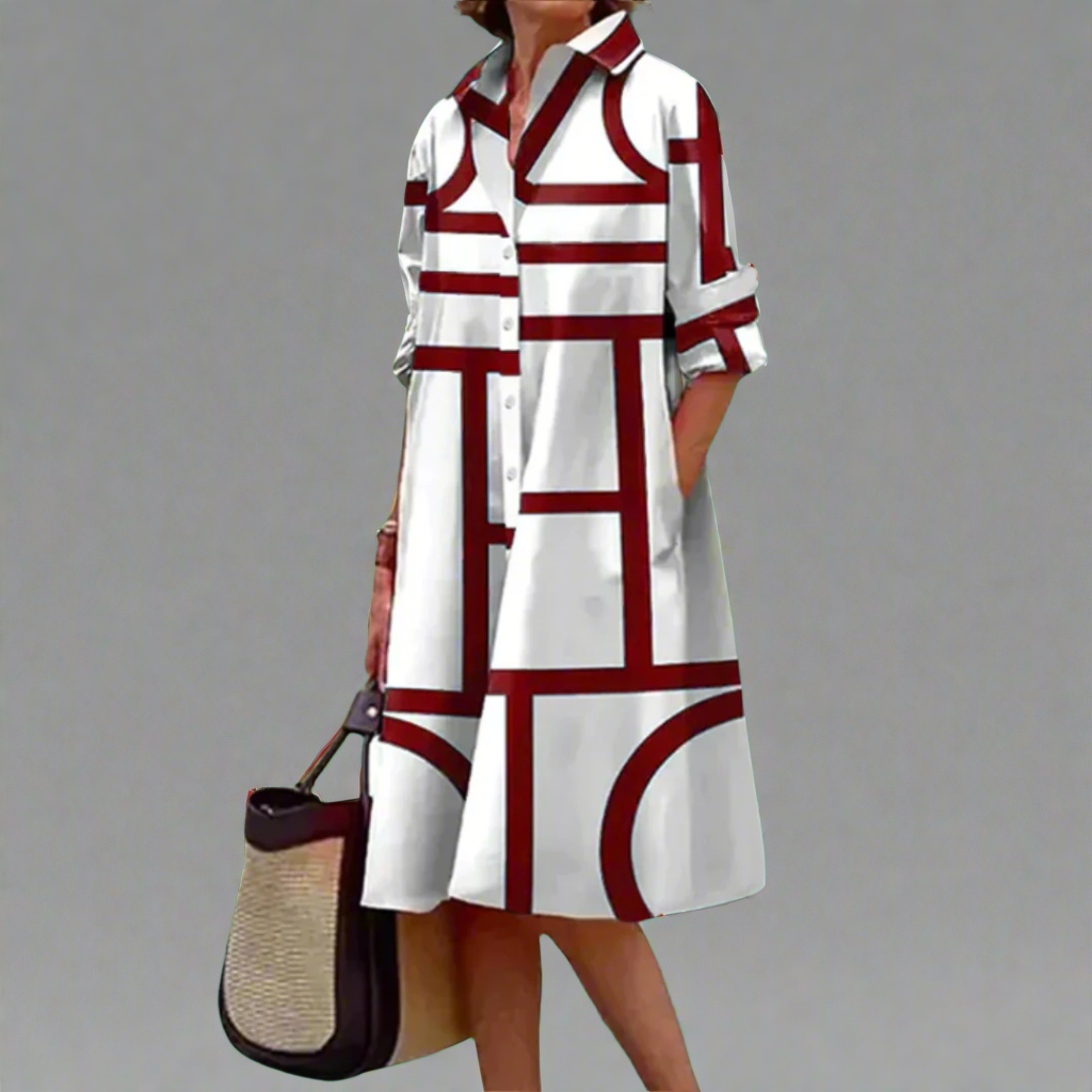 Roswitha | Elegante premium midi-jurk