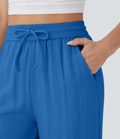 Aria - Elegante linnen broek