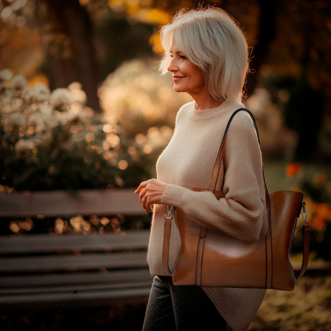 Anna | Elegante klassieke luxe handtas