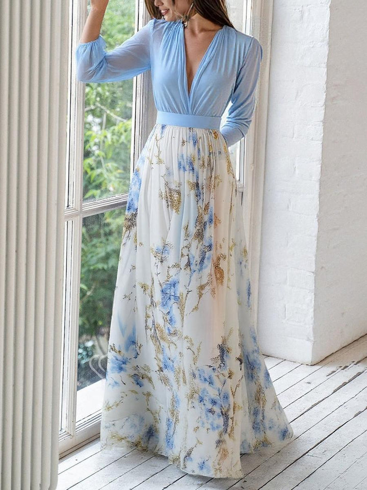 Tess™ Lange Jurk met Bloemenprint