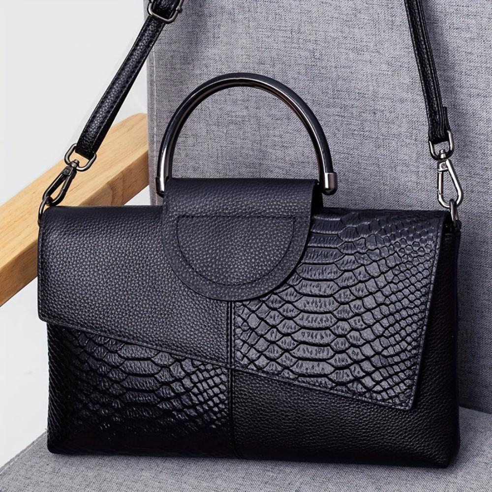Celeste | Luxe Handtas met Krokodilpatroon