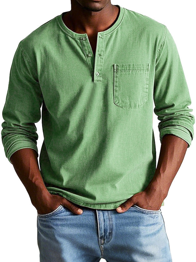 Daniel™ | Vintage Lange Mouwen Shirt
