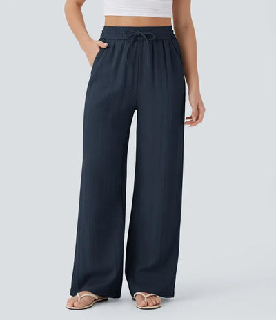 Aria - Elegante linnen broek