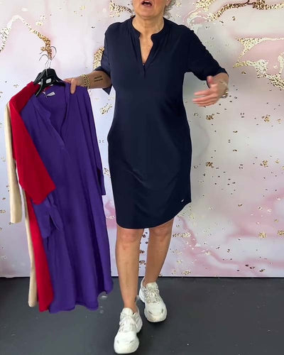 Lina™ | Comfortabele Polo-jurk voor elke dag