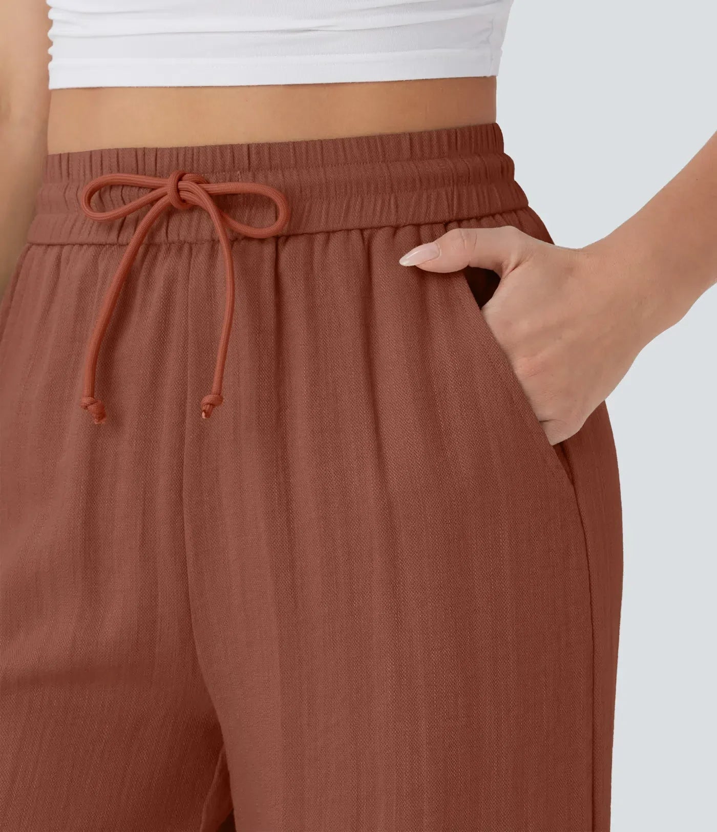 Aria - Elegante linnen broek