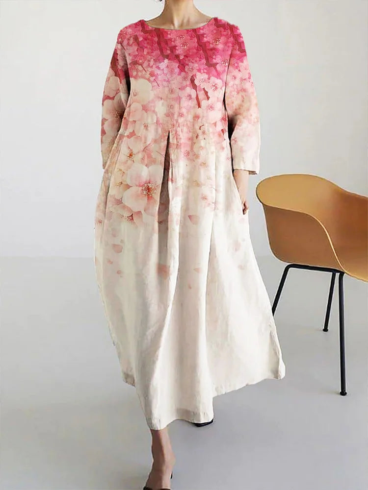 IVY - MAXI JURK MET NATUURDRUK