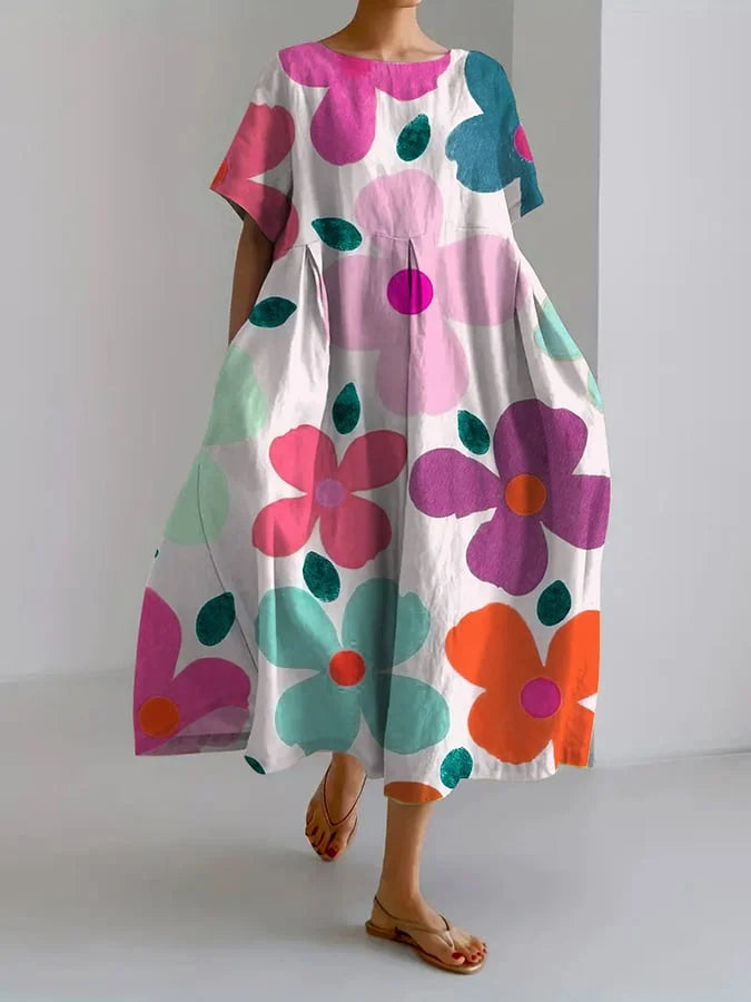 FLORENCE - BOTANISCH BLOEMENDRUCKKLEID
