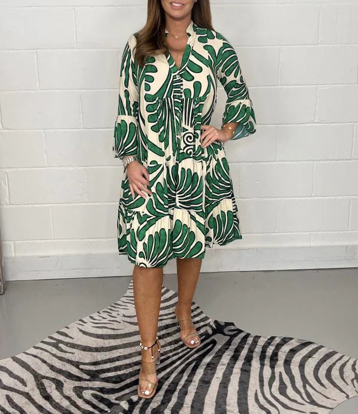 Fenella - V-hals jurk