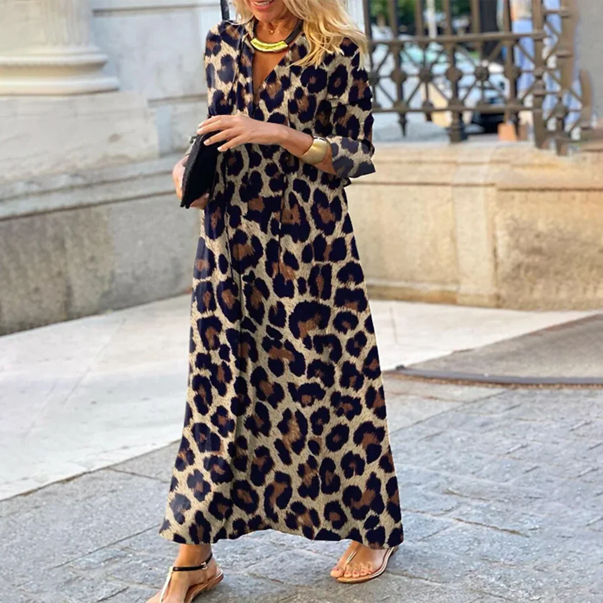 Silvie | Gedurfde en Elegante Luipaard Jurk