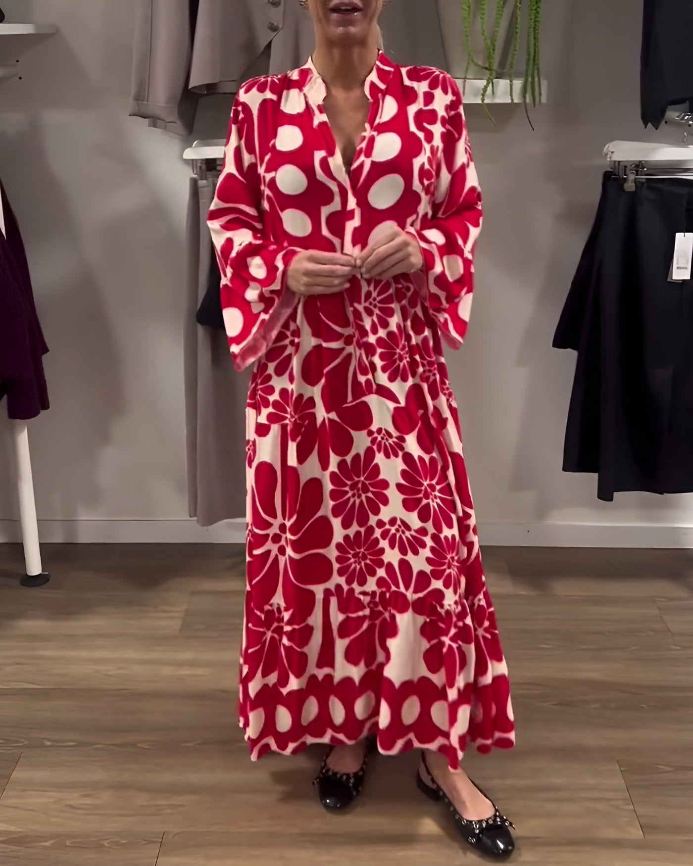 Marielle | Elegante Maxi Jurk met Print
