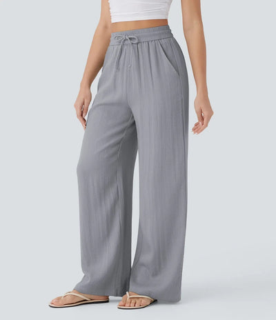 Aria - Elegante linnen broek