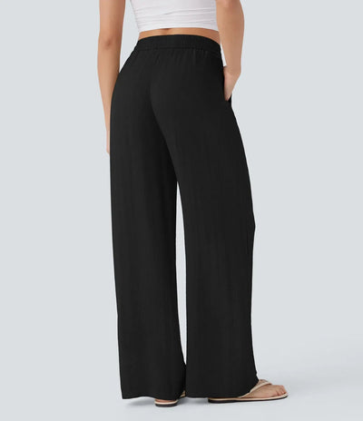 Aria - Elegante linnen broek