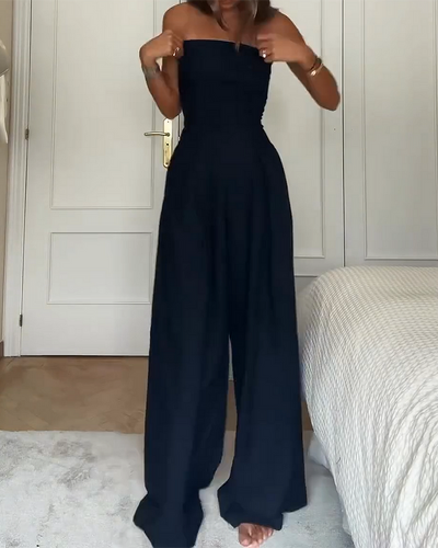 Elsa™ | Elegante strapless jumpsuit