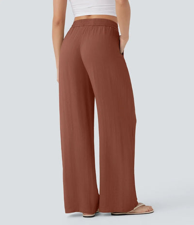 Aria - Elegante linnen broek