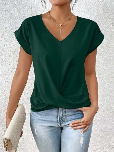 Elsa™ | Casual T-shirt met V-hals