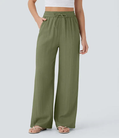 Aria - Elegante linnen broek