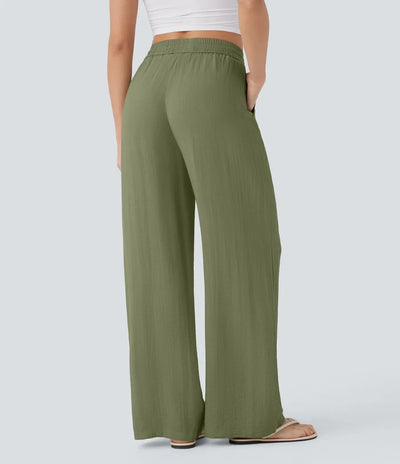 Aria - Elegante linnen broek
